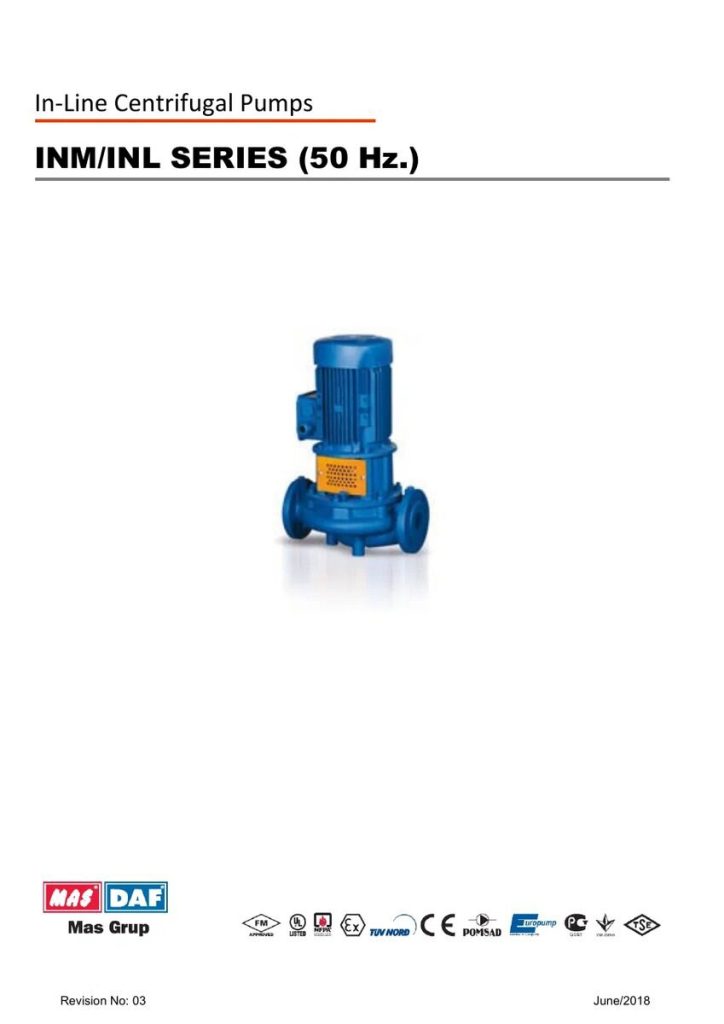 INM/INL SERIES насосы вкн